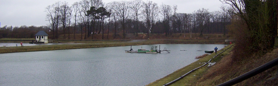 Ontwateren drinkwaterslibben