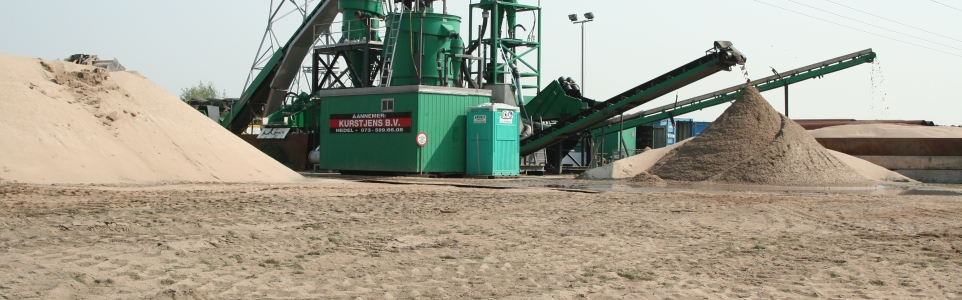 On-site extractief reinigen grond en baggerspecie