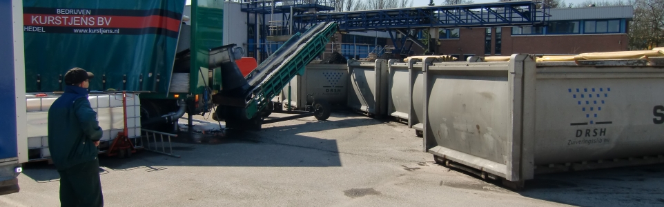 Ontwateren papierslib