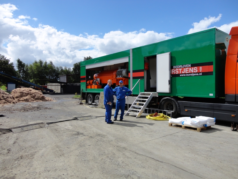 Ontwateren industrieel slib