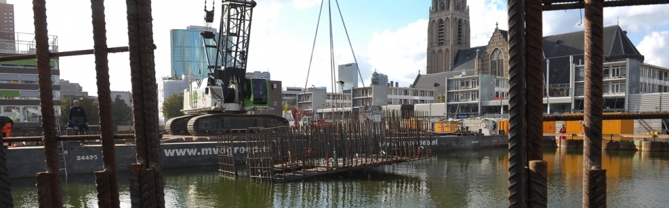Ontwateren grond bouwkuip